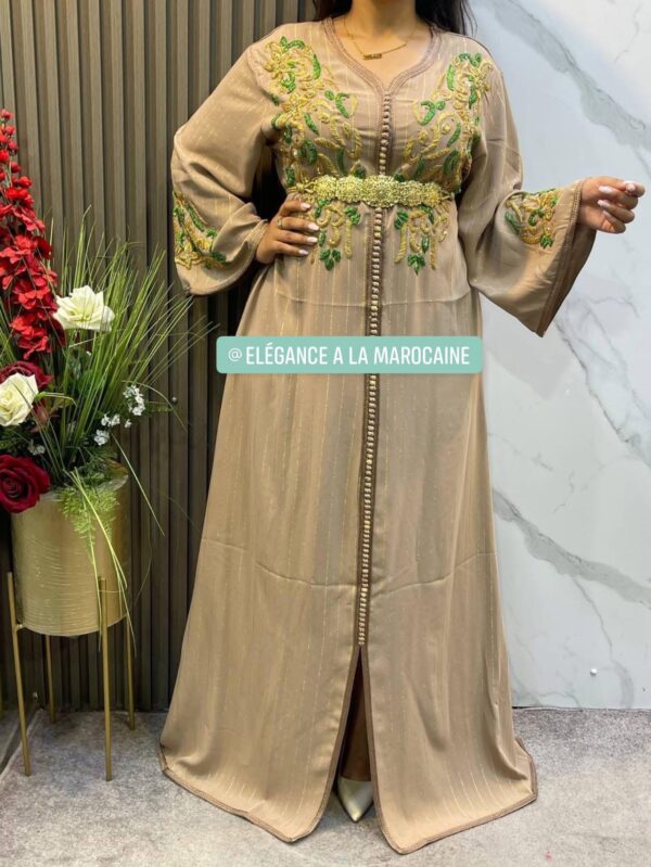 Caftan Bleu Céleste – Douceur & Éclat – Image 3